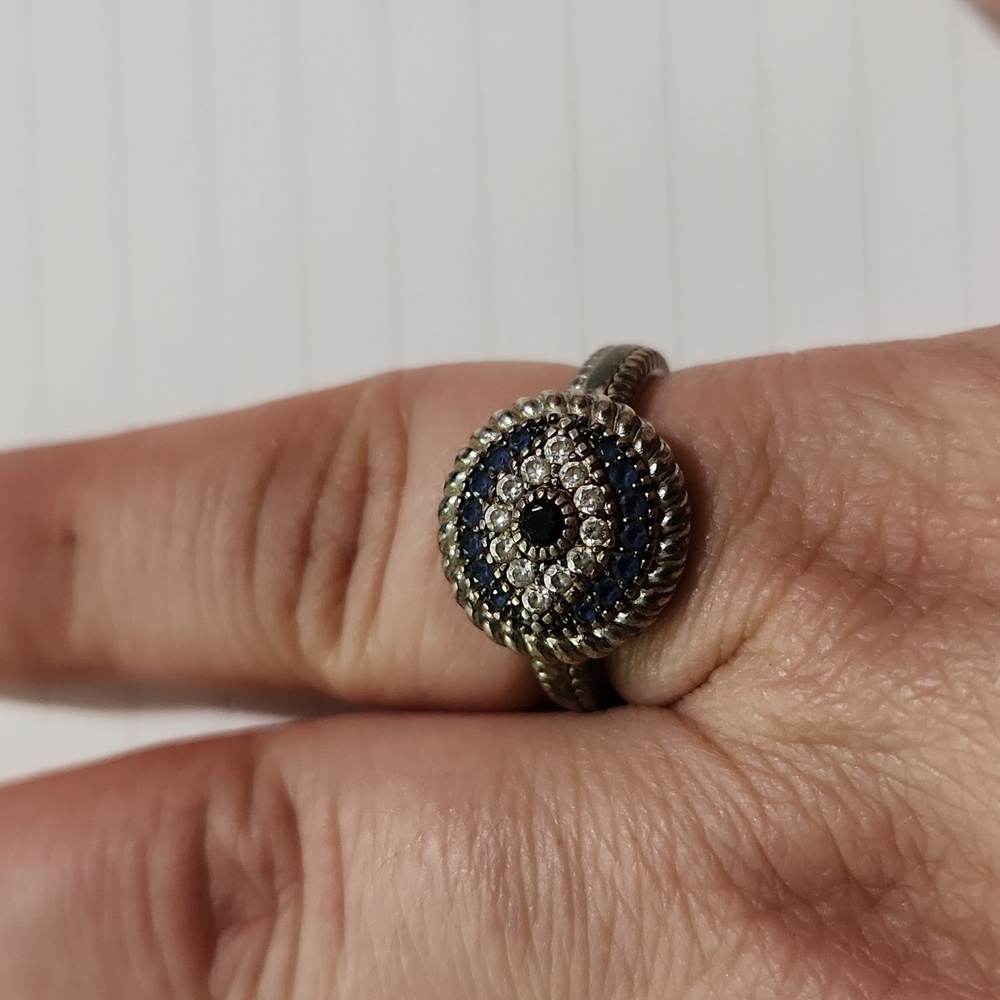 Size 8 fashion ring evil eye witchy vibes